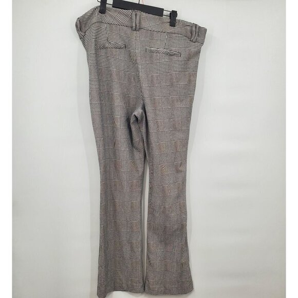 Torrid Trouser Boot Studio Double Knit High Rise Pants Plus Knit Plaid 18 Womens - Picture 5 of 14